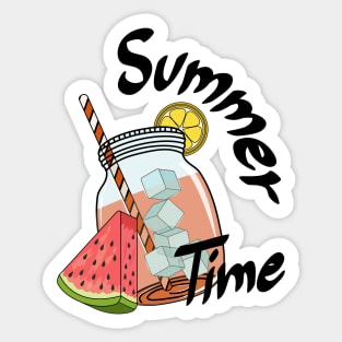 Summer Time - Watermelon Juice Sticker